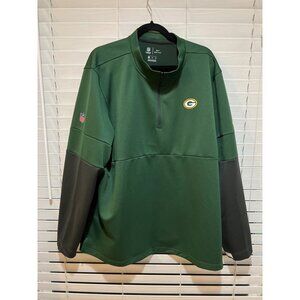 Nike Green Bay Packers Long‎ Sleeve Pullover - Size XXL